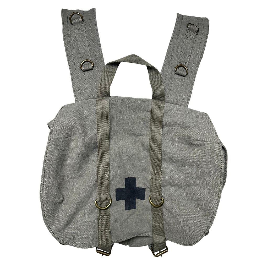 Rothco Backpack Unisex Large Grey Medic Bag Canvas Military Style Rucksack